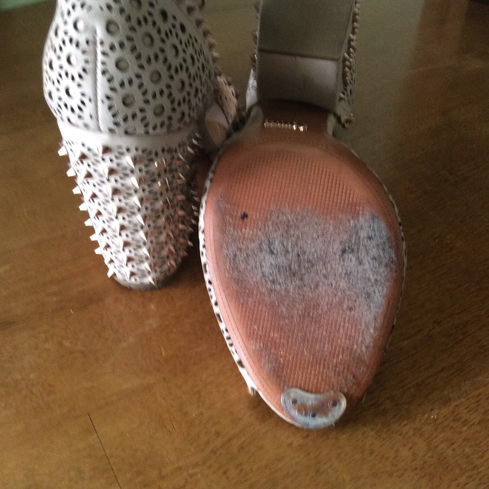 Studded open toe